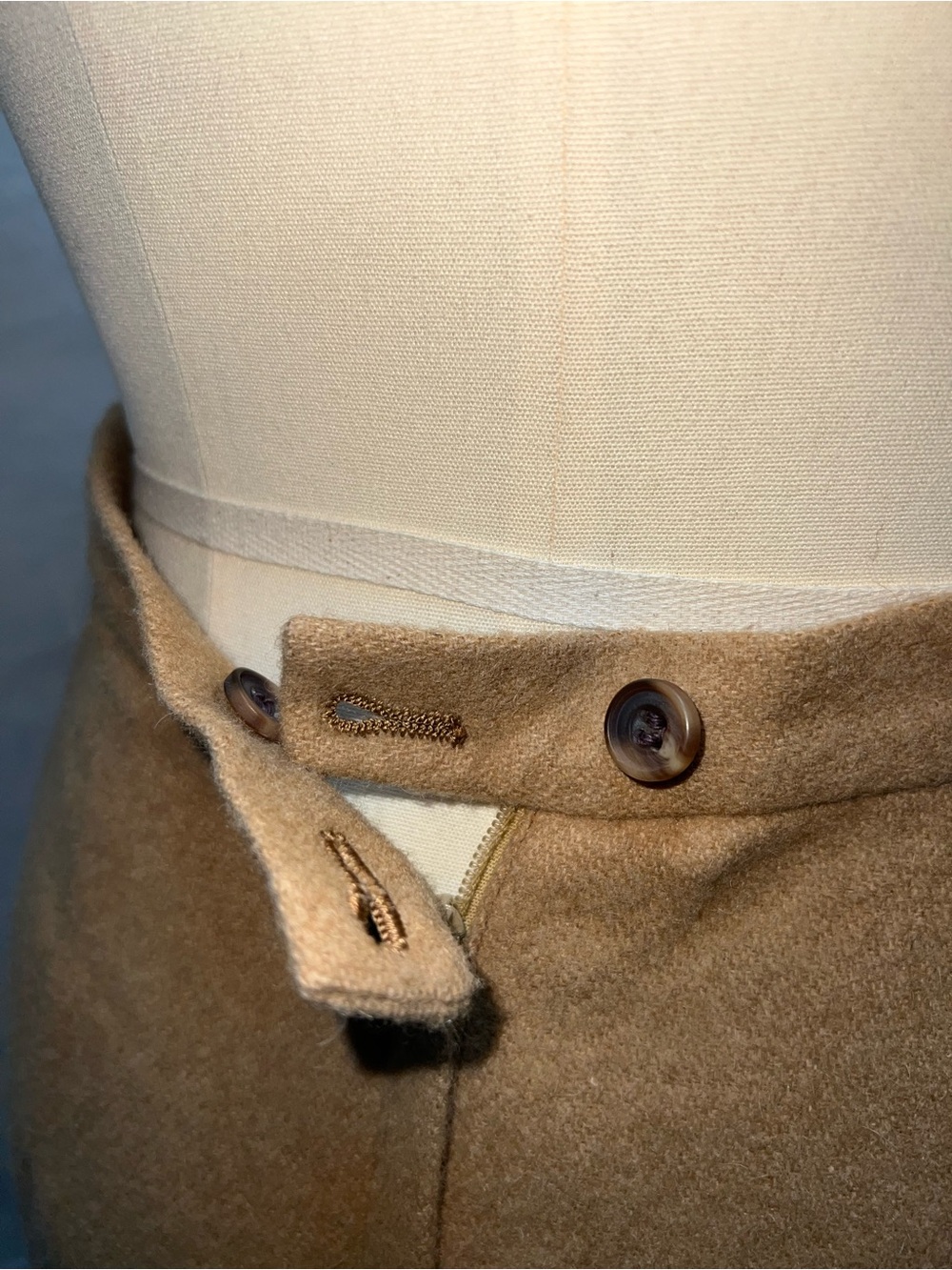 Vintage Brooks Brothers Camel Hair Pencil Skirt Size 4 Regular - Picture 6 of 15